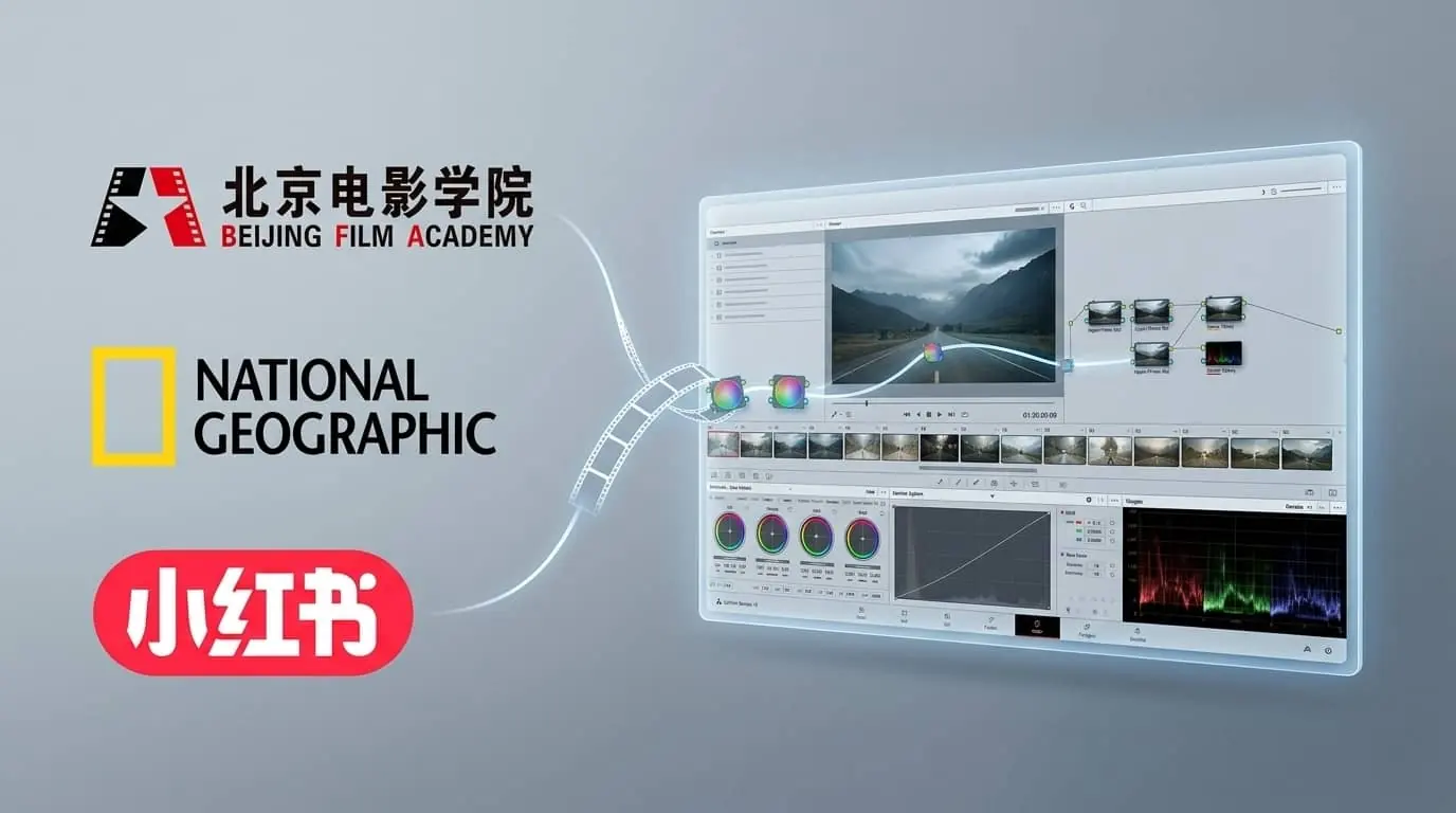 Post-production and color grading work